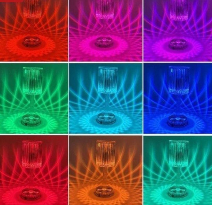 Лампа-ночник хрустальная с сенсорным управлением Торшер