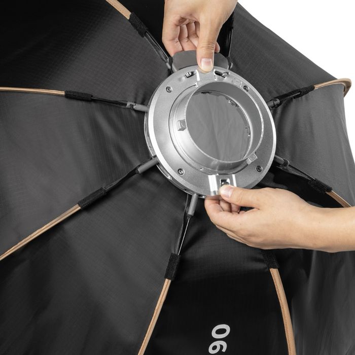 Софтбокс Small Rig LA-O90 восьмикутний, швидкоскладний, Bowens, 90см