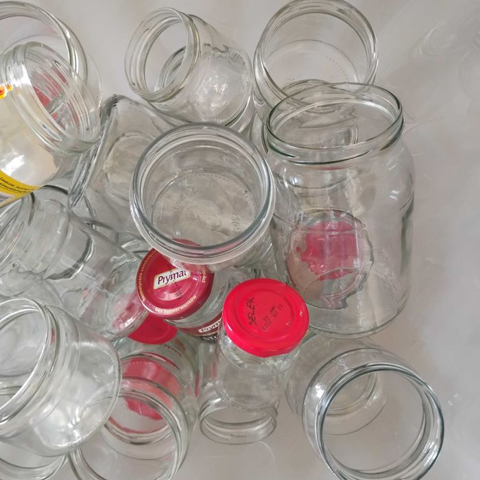 Słoiki bez nakrętek