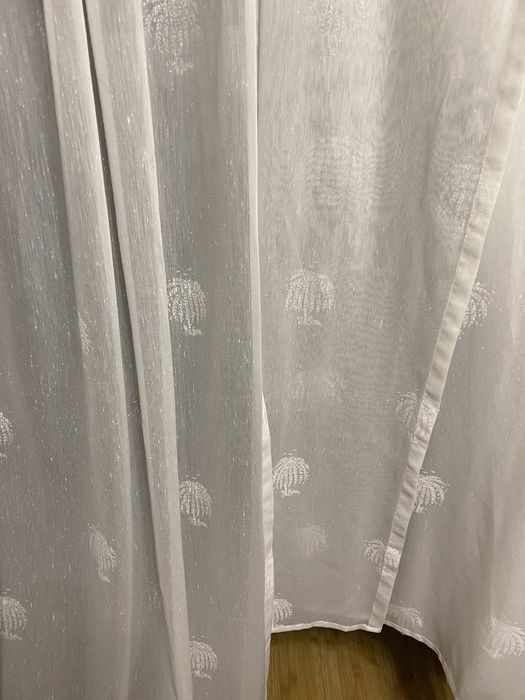 Тюль для зала чи спальні дві частини