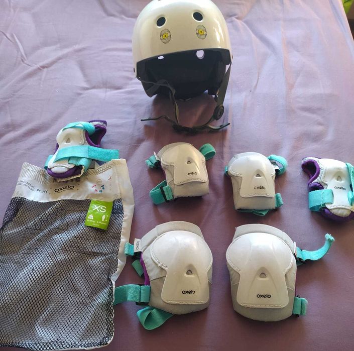Conjunto Completo de Proteções Oxelo Infantil.