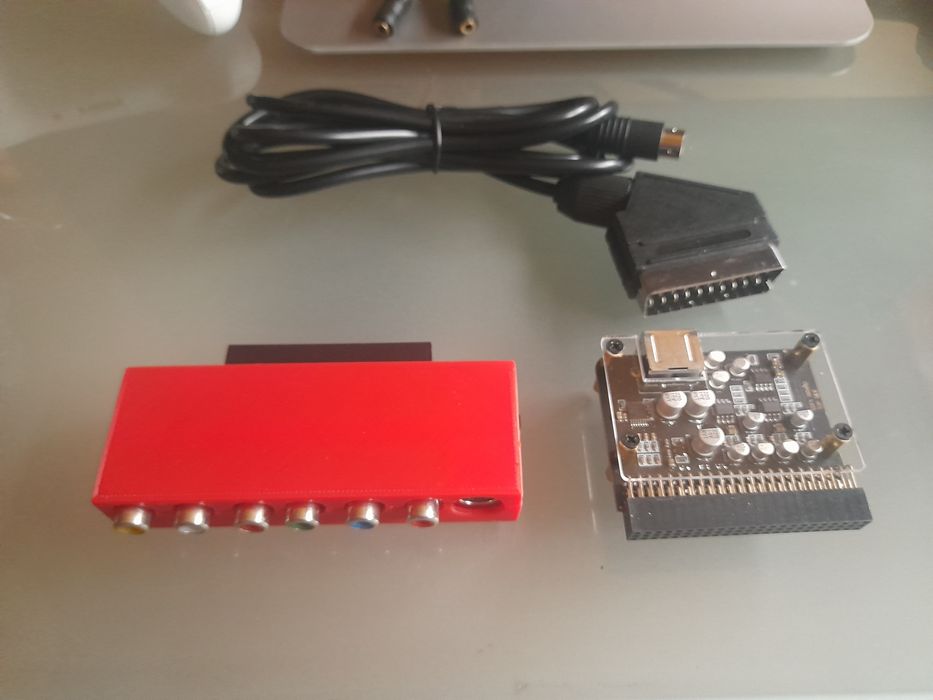 PC Engine - adaptadores + cabo RGB Scart64586065579139122