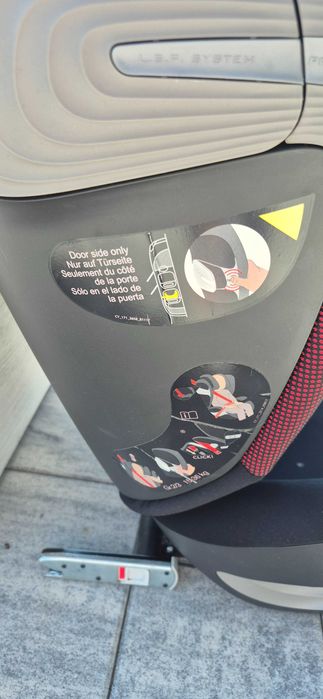 Fotelik samochodowy Cybex Solution S Fix Scuderia Ferrari Victory Black 15-36Kg.