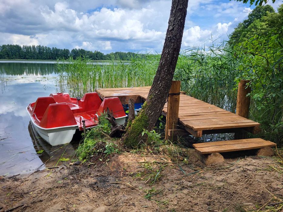 Wigry-całoroczne domy nad jeziorem Suwałki agroturystyka pomosty stawy