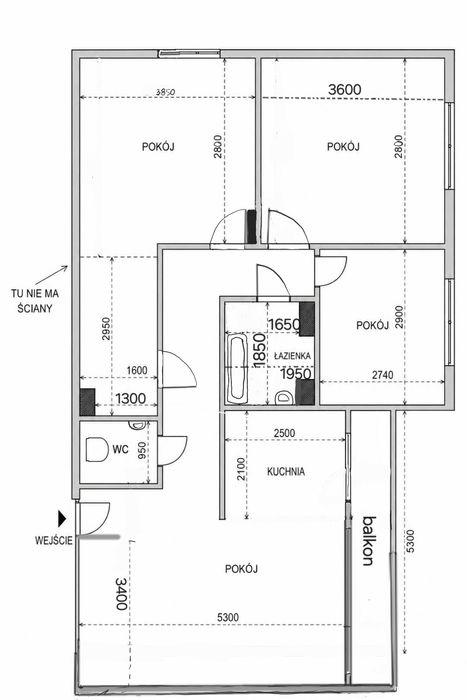 Mieszkanie 70m2    parter