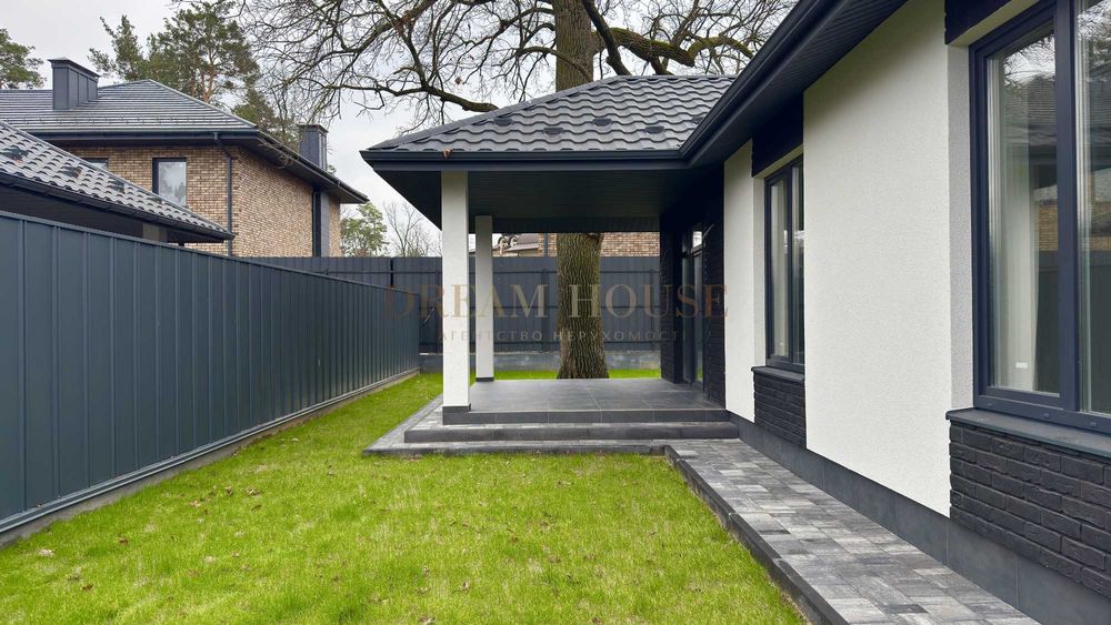 Одноповерховий будинок на 5 сотках у Бучі. Газове опалення