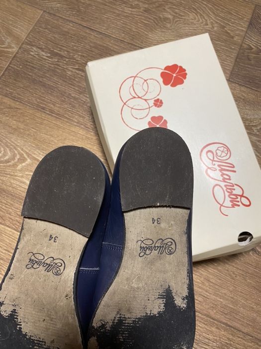 Кожаные туфельки Мальвы