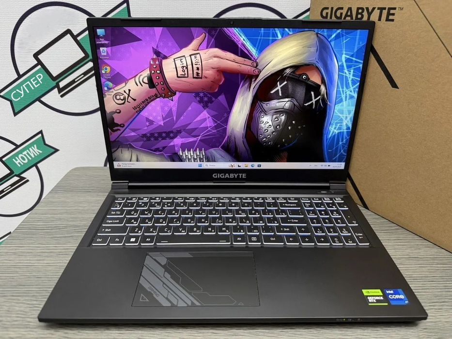 Супер Игровой Ноут/8Гиговая видеокарта RTX 4060/ Киберпанк,Сталкер 2