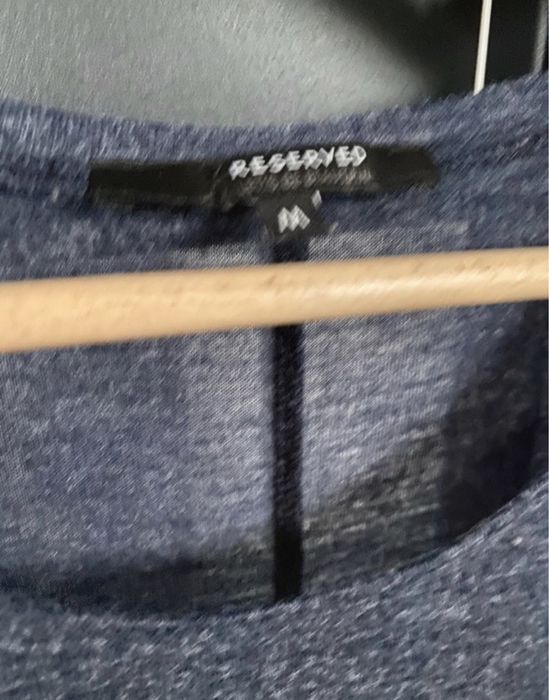 Reserved koszulka bluzka M jeansowy  melanż