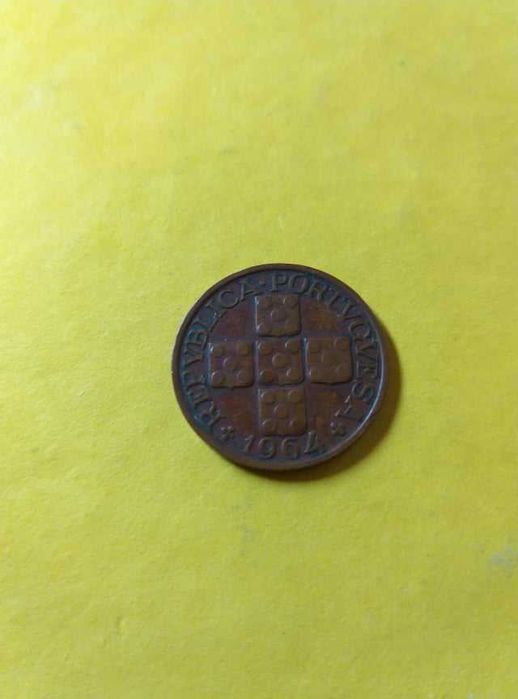 Moeda de Vinte Centavos (XX CENTAVOS) Bronze 1964