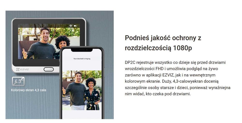 Ezviz DP2 Wizjer WiFi