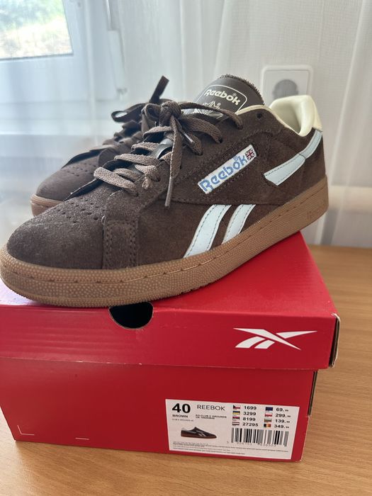 Кросівки снікерси кеди Reebok  коричневі 40, 26 см