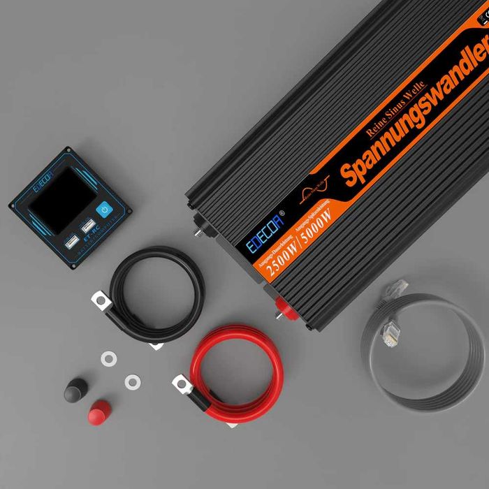 Inversor EDECOA 2500W Onda Pura