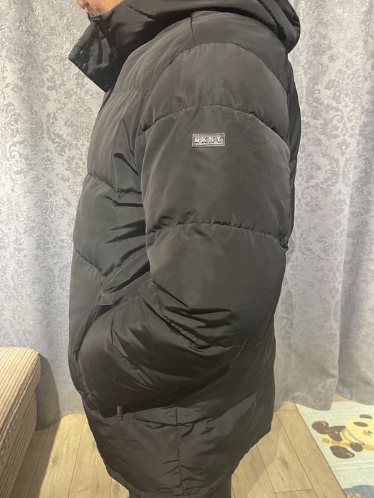 Мужской пуховик DKNY оригинал, зимний, идеальное состояние
