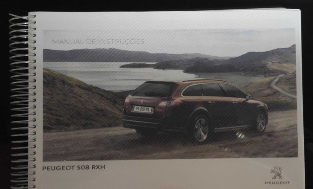 Manuais de Instrução Peugeot 508 RXH (Português e Francês)