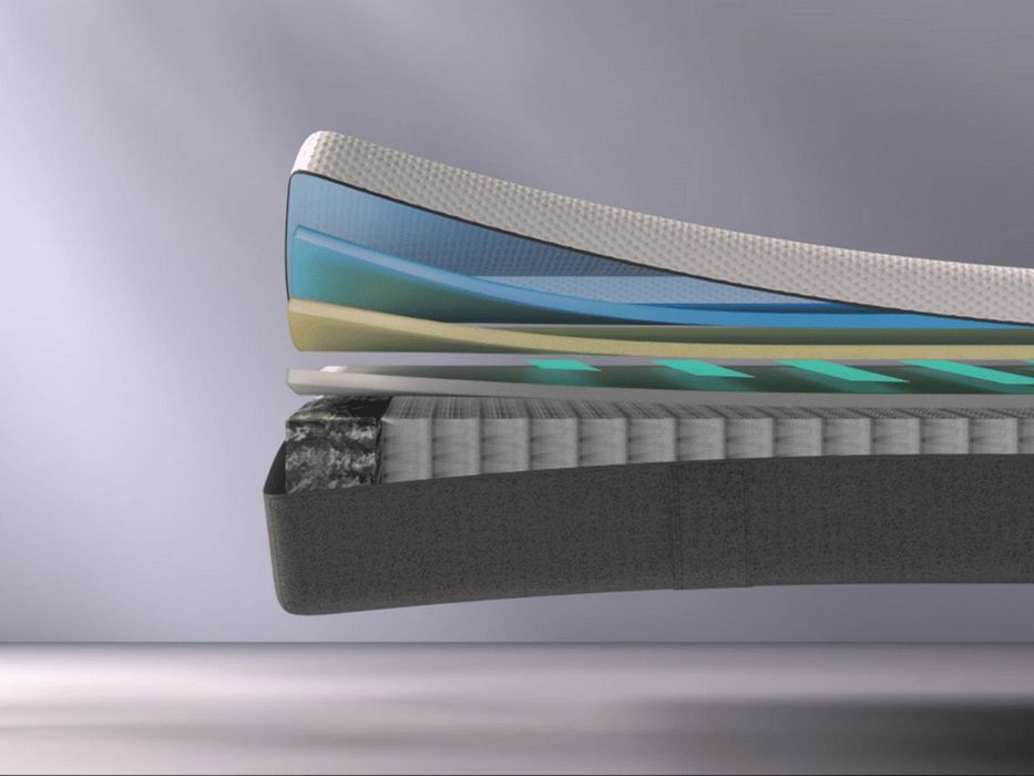 Super materac hybrydowy emma 200x200 super stan tanio okazja z Niemiec