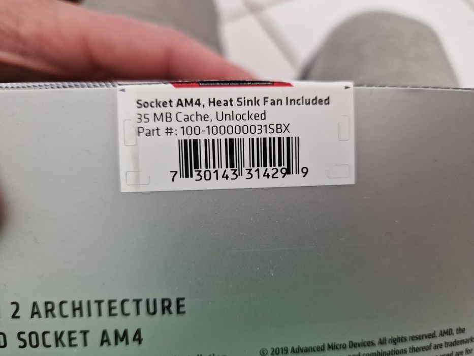 Ryzen 5 3600 BOX Novo + Cooler Wraith com garantia