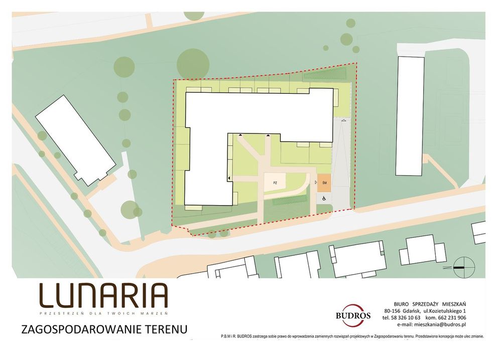 Lunaria - Działki Leśne, Gdynia - 2 pokoje - II piętro -B13-negocjuj