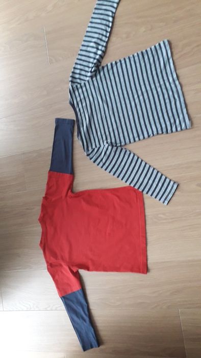 Bluzki koszulki długi rękaw r. 122