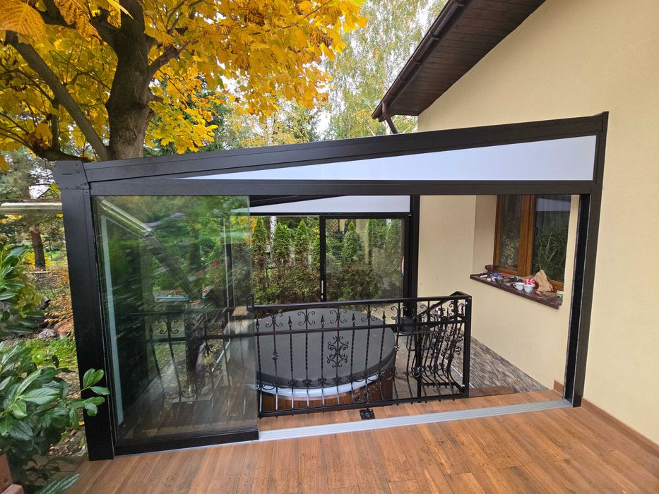 Zadaszenie Tarasu - Pergola - Ogród Letni, Aluminium 5.06m x 2.5m