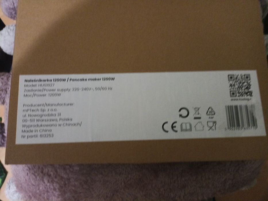 Huslog S1027 naleśnikarka 1200W