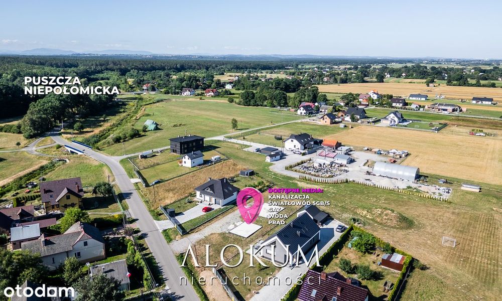Działka budowlana 12,3 ar, nowe fundamenty, pozwolenie na budowę!