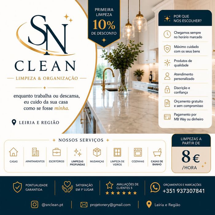 SN CLEAN – Limpeza & Organização