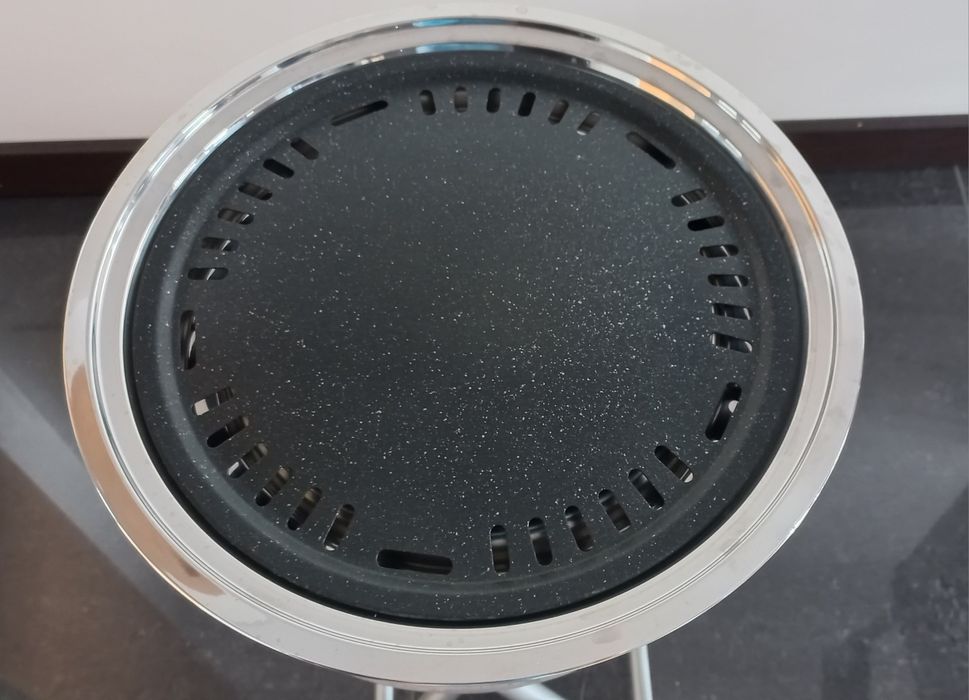 Grelhador de churrasco a carvão sem fumo portát