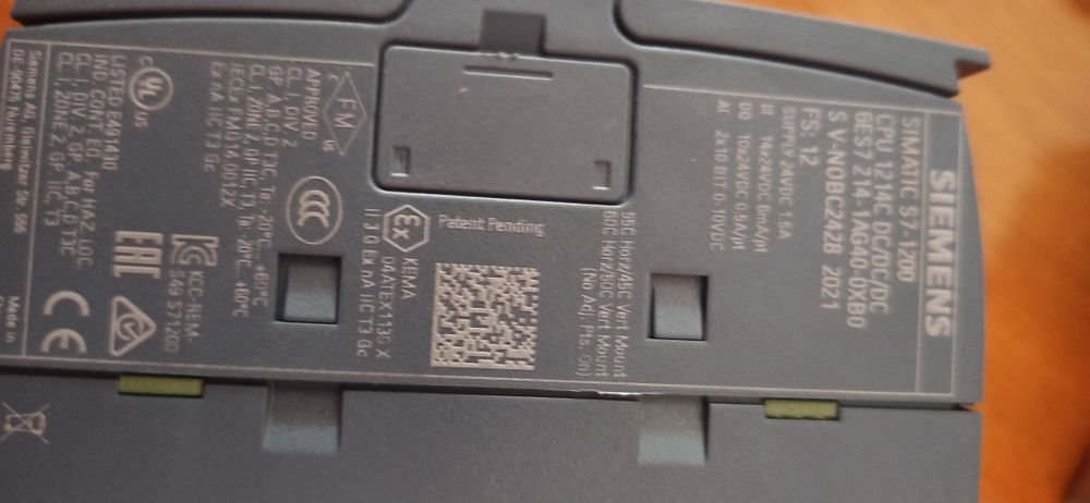Autómato S7 1200 Siemens novo em caixa