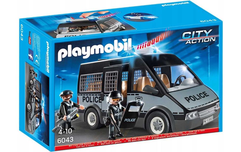 Playmobil  Samochód brygady policyjnej Prezent policja