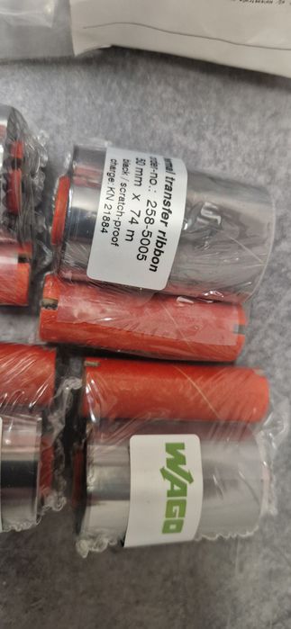 WAGO taśma barwiąca 258.5005, etykieta 210-805, 210-808