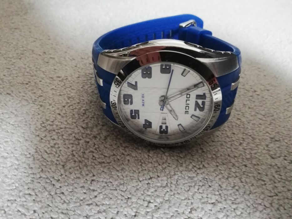 Relógio Police Azul