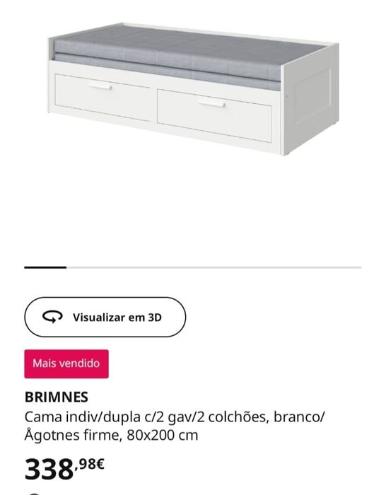 Cama individual/dupla