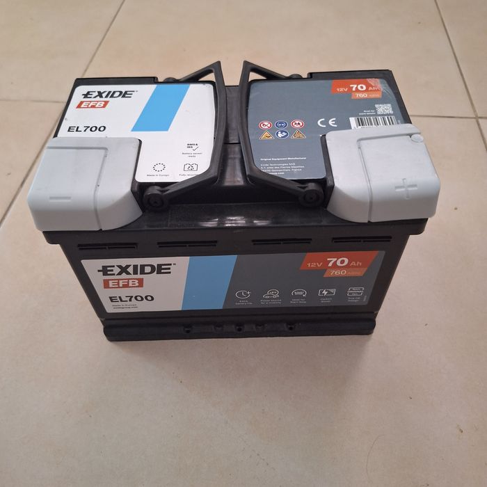Bateria auto EXIDE 12V EFB 70Ah