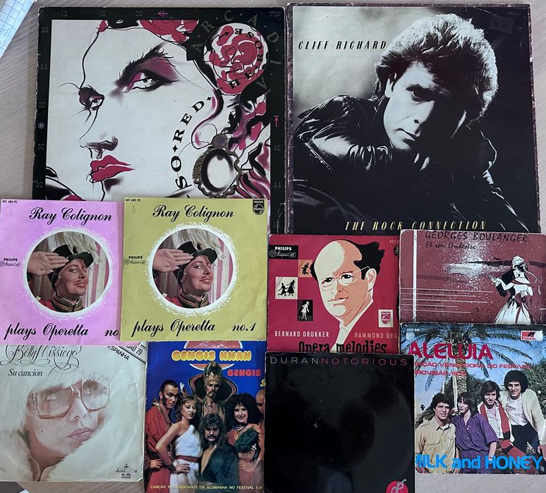 6 LPs e 8 singles vinil