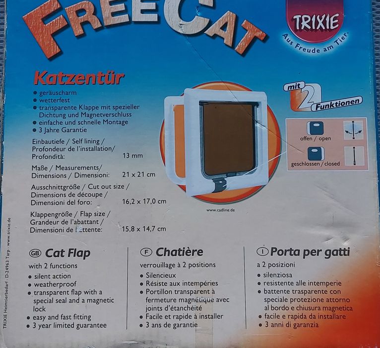 Porta gateira 2 Funções TRIXIE