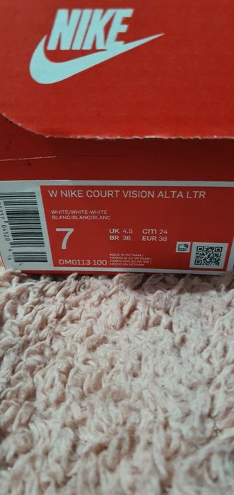 Ténis Nike court vision alta