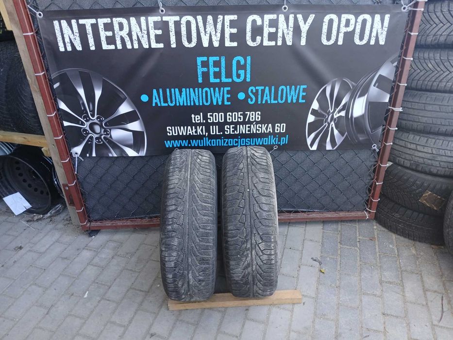 2x używane opony zimowe 215/70 R16 Uniroyal Gwarancja Montaż