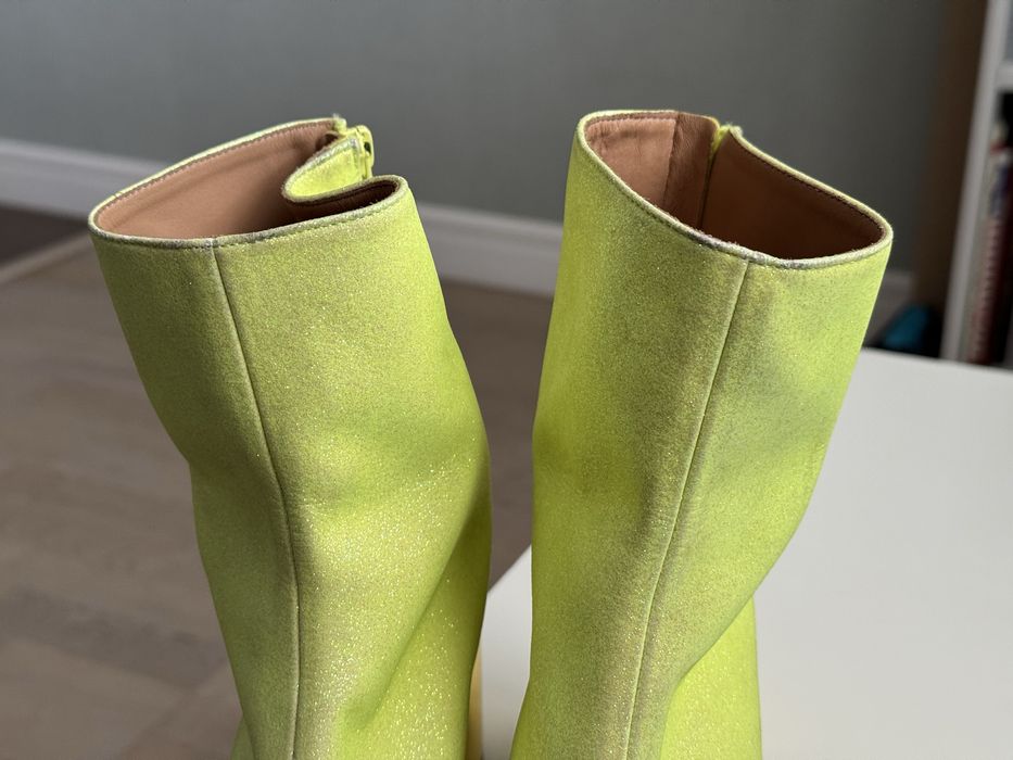 Черевики Maison Margiela Crushed Heel Glitter Ankle Boots