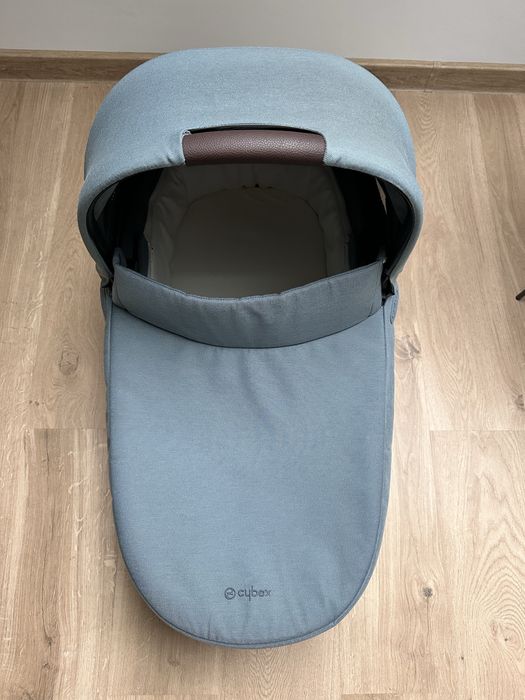Gondola Cybex Balios Cot S Lux jak nowa sky blue