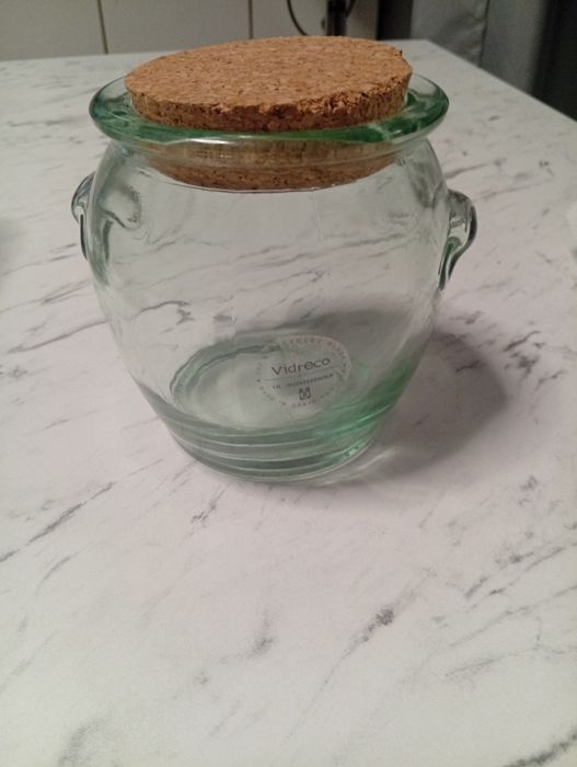 Komplet Vidreco szklana  beczka Puchatka