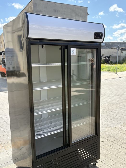 Witryna chłodnicza czarna 1100 L  Transport + Gwarancja