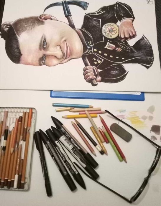 Portrety ze zdjęć, obrazy, rysunki, grafika