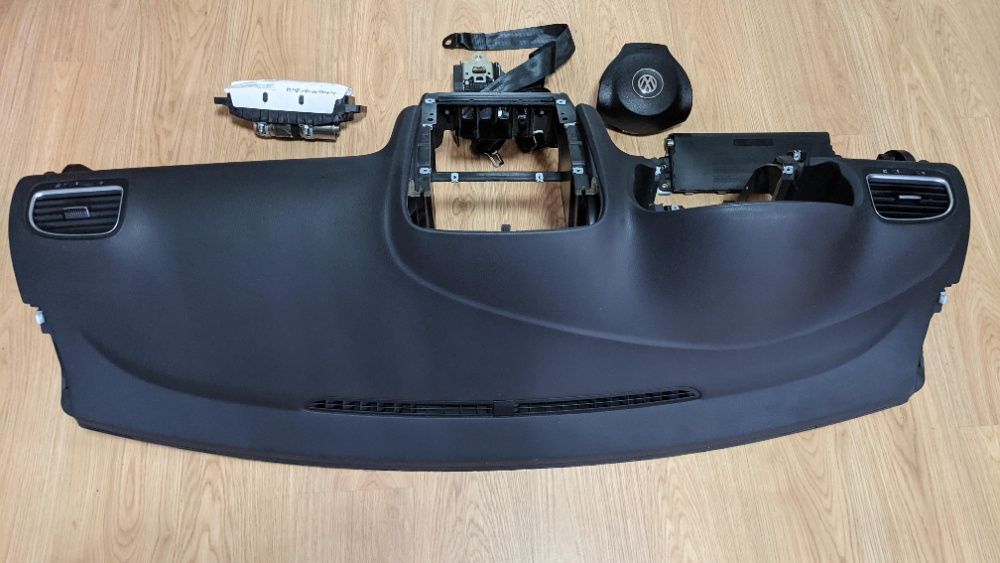 Conjunto Kit Airbags Tablier Volkswagen VW Golf 6 Original