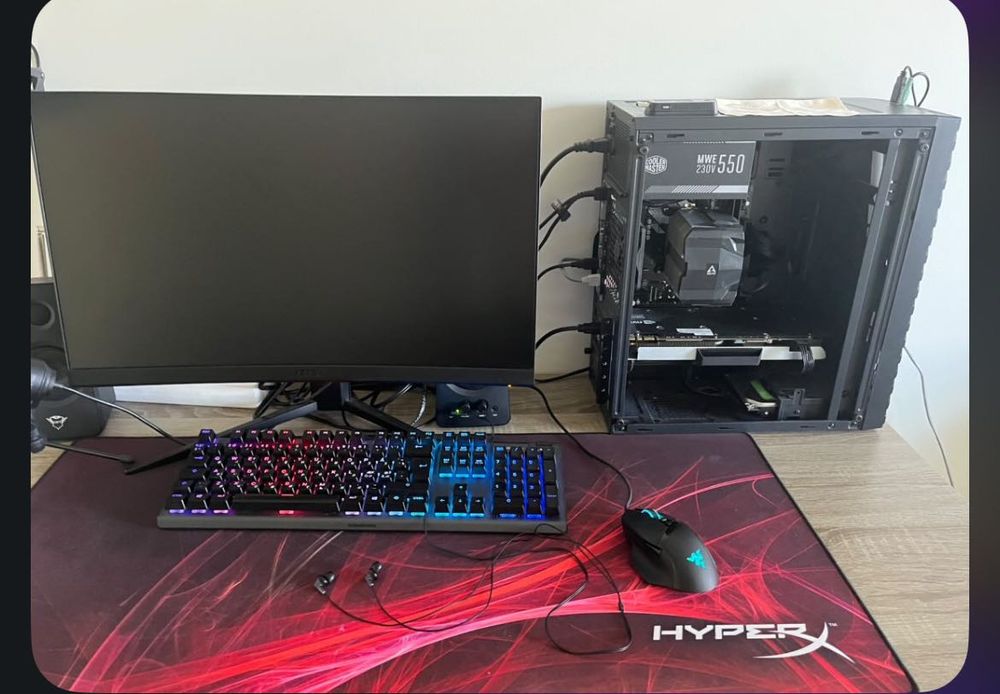 Pc ryzen 1600,gtx 1070 ,monitor Warszawa Bemowo •