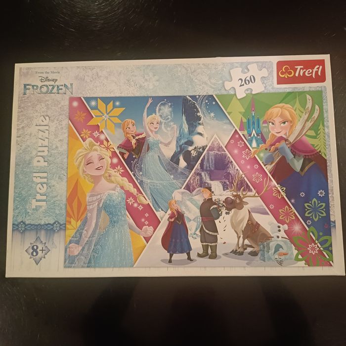 Puzzle Trefl 260 el. Kraina Lodu Frozen Disney – Stan Idealny!