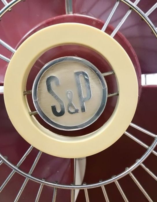 Ventoinha S & P vintage a funcionar.