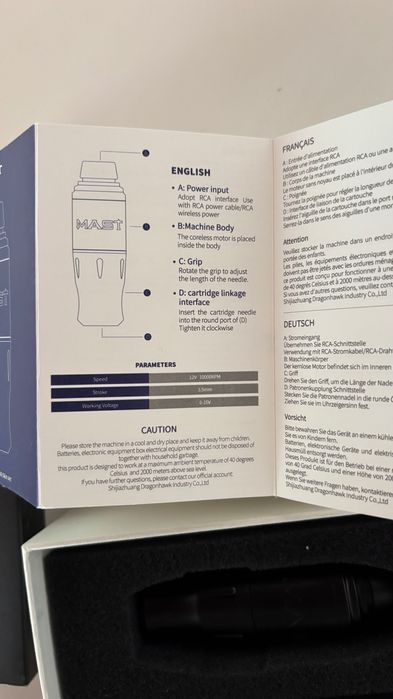 Máquina de Tatuar com Clipboard