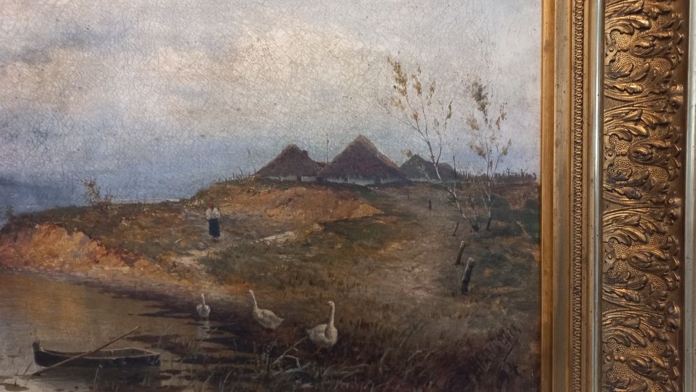 Sprzedam obraz olejny na płótnie z 1894r z Lwowa