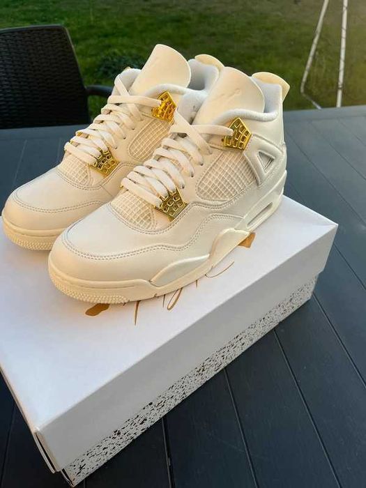 Nike_Air_Jordan_4 |Metallic Gold |Retro| rozmiar EU40